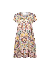 Vera Mont, Damen, Sommerkleid &raquo;Sommerkleid mit &uuml;berschnittenen &Auml;rmeln&laquo;, Blue/Yellow, 40 - EURO, Passform: Figurumspielend