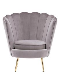 Kayoom, Sessel &raquo;Sofa Barbara 125, hochwertiger Velvet-Stoff mit samtweicher Haptik&laquo; 1 Stk. tlg. Angesagtes 1-Sitzer-Sofa, Mini Sofa, M&ouml;belf&uuml;&szlig;e 