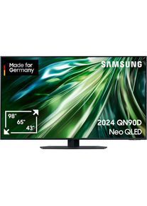 Samsung, QLED Mini LED-Fernseher &raquo;GQ50QN90DAT&laquo; 125 cm/50 &prime;&prime; Smart-TV Neural Quantum 4K AI Gen2 Prozessor, Gaming Hub, bis zu 144Hz, titanschwarz, 