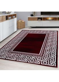 Ayyildiz Teppiche, Teppich &raquo;PARMA 9340&laquo; rechteckig 12 mm H&ouml;he L&auml;ufer, strapazierf&auml;hig, Wohnzimmer, Kurzflor, Orient Optik, RED, Polypropylen, B : 140 