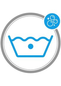 RIEKER Sport, Damen, Pantolette &raquo;vegan&laquo; Sommerschuh, Hausschuh, Keilabsatz, in der Maschine waschbar, schwarz, 42, Pantolette mit Rieker Air-Funktion 