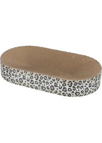 Trixie Kratzbett Leo aus Pappe mit Katzenminze creme