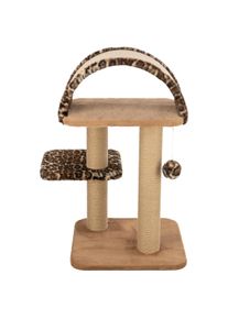 Trixie Kratzbaum Leo eckig mehrst&ouml;ckig braun