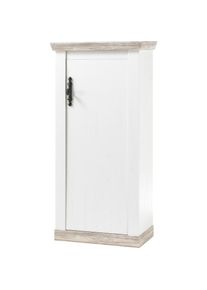 Home Affaire, Kommode &raquo;Florenz&laquo; im romantischen Landhaus-Look, Breite 71 cm, Pinie wei&szlig;/Oslo Pinie Dekor, FSC -zertifizierter Holzwerkstoff,