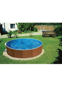 my POOL BWT, Rundpool &raquo;MAONI&laquo; Aufstellpool in Holzoptik in verschiedenen Gr&ouml;&szlig;en, eichefarben, &Oslash;/B/H/L: 300 cm x Breite x H&ouml;he 90 cm x L&auml;nge