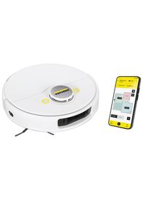 K&auml;rcher K&Auml;RCHER, Nass-Trocken-Saugroboter &raquo;RCV 5&laquo; App-Steuerung, mit Auto-Boost Funktion und Teppicherkennung, wei&szlig;,