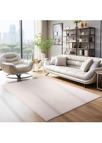 Ayyildiz Teppiche, Teppich &raquo;SKY 5400&laquo; rechteckig 7 mm H&ouml;he L&auml;ufer, Besonders weich, Softfllor, waschbar, BEIGE, Polyester, B : 60 cm 1 Stk. - 7 mm