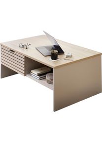 Innostyle, Couchtisch &raquo;INA Couchtisch, 110 x 44 x 65 cm (B/H/T)&laquo; 1 Stk. tlg., Cashmere/ Riva Eiche + Cashmere/ Riva Eiche + Riva Eiche, B/H/T: 110 cm 