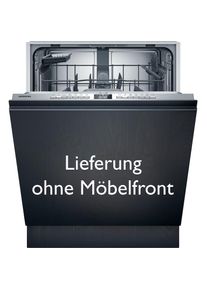 Siemens, vollintegrierbarer Geschirrsp&uuml;ler iQ300 &raquo;SN63EX04TE&laquo; 13 Ma&szlig;gedecke, grau, infoLight: immer das Wichtigste im Blick mit dem blauen Lichtpunkt 