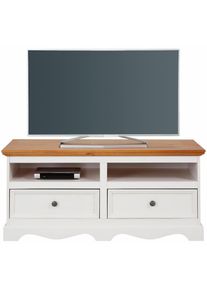 Home Affaire, Lowboard &raquo;Melissa&laquo; Kommode, Breite 120 cm, wei&szlig;/honigfarben, wei&szlig;/honigfarben, FSC -zertifiziertes massives Kiefernholz