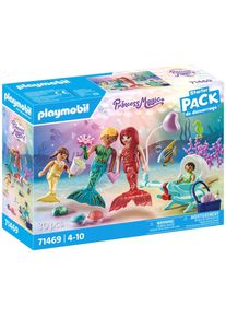 Playmobil , Konstruktions-Spielset &raquo;Ausflug der Meerjungfrauenfamilie (71469), Princess Magic&laquo; teilweise aus recyceltem Material; Made in Europe, bunt