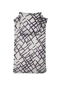 Damai, Bettw&auml;sche &raquo;Kline&laquo; mit graphischem Print, linen, Renforc&eacute;, Obermaterial: 100% Baumwolle, B/L: 135 cm x 200 cm - 1 Stk.