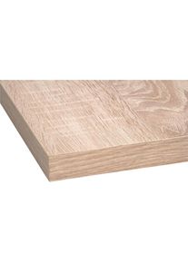 Optifit, Arbeitsplatte &raquo;Mats&laquo; 28 mm stark, eichefarben, Holzwerkstoff,