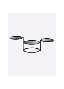 HEINE HOME, Couchtisch 1 Stk. tlg., schwarz, B/H/T: 43 cm x 50 cm, schwarz