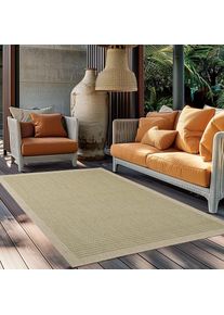 Ayyildiz Teppiche, Outdoorteppich &raquo;GIZA 1410&laquo; rechteckig 3 mm H&ouml;he L&auml;ufer, In- und Outdoor, Wetterfest, Wasserabweisend, robust, Gr&uuml;n, Polypropylen, B