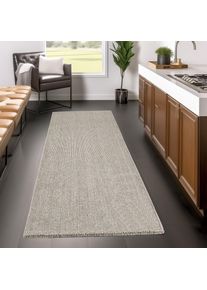 Ayyildiz Teppiche, Teppich &raquo;LOOM 4300&laquo; rechteckig 7 mm H&ouml;he L&auml;ufer, Kurzflor, pflegeleicht, robust, strapazierf&auml;hig, Braun, Polypropylen, B : 80 cm 1 