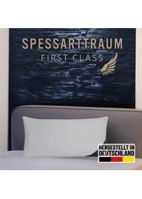 Spessarttraum, Daunenkissen &raquo;FIRST CLASS, Kopfkissen 1-tlg. oder 2-tlg. 40x80 oder 80x80 cm&laquo; F&uuml;llung: 90% Daunen, 10%Federn 1 Stk. tlg. hergestellt in