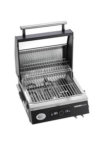 R&ouml;sle R&Ouml;SLE, Elektrogrill &raquo;BBQ-Portable Videro E2-P&laquo; 2800 W tragbar, Variable Temperatursteuerung, Betrachtungsfenster, schwarz,