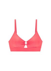 Bruno Banani, Damen, Triangel-Bikini-Top &raquo;Kiara&laquo; Mit Zierring zwischen den Cups, pfirsich, Cup C/D, 36 - Cup C/D, pfirsich, Modische Strukturware