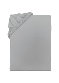 Tom Tailor HOME, Spannbettlaken &raquo;Tom Tailor Jersey&laquo; ab Gr&ouml;&szlig;e 90x200 cm, Laken in hochwertiger Jersey Qualit&auml;t, hellgrau, Jersey, Obermaterial: 100% 