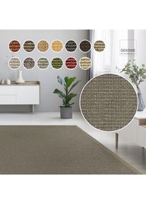 Dekowe, Sisalteppich &raquo;Mara S2 mit Bord&uuml;re&laquo; rechteckig 5 mm H&ouml;he Flachgewebe, Material: 100% Sisal, Wohnzimmer, Kundenliebling, silberfarben, Sisal, B 