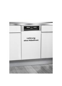 Bauknecht, teilintegrierbarer Geschirrsp&uuml;ler &raquo;BSBO 3O21 PF X (2)&laquo; 10 Ma&szlig;gedecke, silberfarben, Besteckschublade &ndash; flexibel beladbar, auch mit l&auml;ngeren