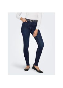 Only, Damen, Skinny-fit-Jeans &raquo;ONLPAOLA HW SK DNM AZGZ878&laquo;, dark blue denim, L&auml;nge 32, XS (34) - L&auml;nge 32, dark blue denim, Skinny-fit-Jeans mit High 