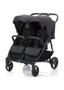 fillikid, Zwillingswagen &raquo;Duo, schwarz melange&laquo;, Schwarz melange,