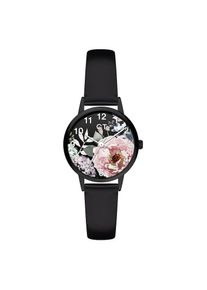 Cool Time, Damen, Quarzuhr &raquo;The Cool Flower Power&laquo; Armbanduhr, Kinderuhr, M&auml;dchen, analog, schwarz-bunt, Bezaubernde Kinderarmbanduhr