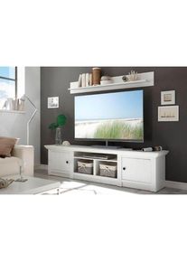 Home Affaire, Lowboard &raquo;California&laquo; Fernsehtisch Breite 194 cm, wei&szlig;, wei&szlig;, Home Affaire &ndash; Idyllisch, gem&uuml;tlich, maritim, rustikal: Der Landhausstil