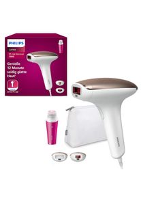Philips, IPL-Haarentferner &raquo;Lumea S7000 BRI924/00&laquo; 250000 Lichtimpulse 2 Aufs&auml;tze (K&ouml;rper und Gesicht), inkl. Visa Pure Mini-Gesichtsb&uuml;rste, wei&szlig;/ros&eacute;
