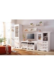 Home Affaire, Lowboard &raquo;Melissa&laquo; Kommode, Breite 120 cm, wei&szlig;, wei&szlig;, FSC -zertifiziertes massives Kiefernholz