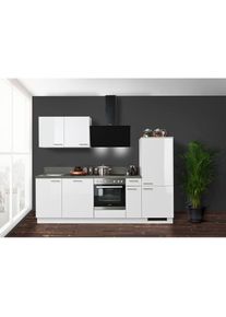 KOCHSTATION, K&uuml;chenzeile &raquo;KS-Scafa, vormontiert, mit h&ouml;henverstellbaren F&uuml;&szlig;en, vormontiert, mit&laquo; Soft-Close, wahl. mit E-Ger&auml;ten inkl. Geschirrsp&uuml;ler,