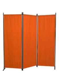 Angerer Freizeitm&ouml;bel, Paravent (B/H): ca. 170x165 cm, orange, Kunststoff, B/H/T: 170 cm x 165 cm, orange