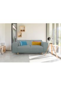 OTTO home, 2-Sitzer &raquo;Maroon&laquo; in skandinavischem Design, mit losen Kissen, petrol, Struktur grob ( 100% POLYPROPYLEN;Struktur fein ( 100% Polyester);