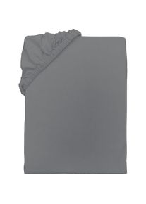 Tom Tailor HOME, Spannbettlaken &raquo;Tom Tailor Jersey&laquo; ab Gr&ouml;&szlig;e 90x200 cm, Laken in hochwertiger Jersey Qualit&auml;t, grau, Jersey, Obermaterial: 100% 