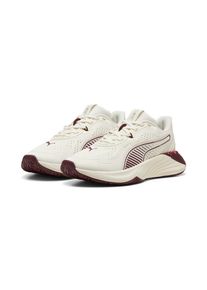 Puma, Damen, Trainingsschuh &raquo;PWR HYBRID TR WNS FLORAL RIBBON&laquo;, Warm White-Ruby Shimmer, 37,5, Breite: Regul&auml;r