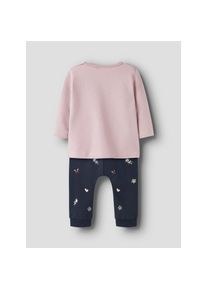 name it, Damen, Schlafanzug &raquo;NBFVUBIE LS TOP BOX SET&laquo; Set, 2 tlg., Burnished Lilac Pack:Navy Blazer, 56, Burnished Lilac Pack:Navy Blazer, 