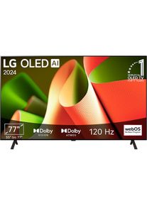LG, OLED-Fernseher &raquo;OLED77B42LA&laquo; 195 cm/77 &prime;&prime; Smart-TV, schwarz, Neuer leistungsstarker &alpha;8 4K AI-Prozessor mit 4K AI Super Upscaling,AI Object 