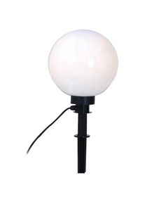 N&auml;ve n&auml;ve, Kugelleuchte &raquo;Ball&laquo; E27 1 Stk. Kunststoff, wei&szlig;/opal, D: 50cm, Spie&szlig; schwarz, exkl. 1 x E27 max. 40W, wei&szlig;, 1, wei&szlig;