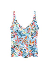 Venice Beach, Damen, B&uuml;gel-Tankini-Top &raquo;Caru&laquo; mit modernem Allover-Print, hellblau-bedruckt, 42 - Cup E, Mit Bl&auml;tterdruck