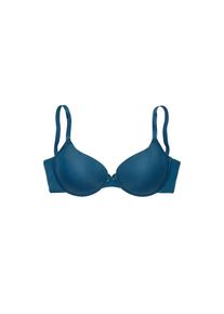 Lascana, Damen, Schalen-BH &raquo;Ela - perfect basic&laquo; mit B&uuml;gel aus seidiger Microfaser, smaragd, 95 - Cup A, Unser Bestseller von Lascana: Perfekter Basic