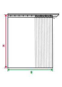 Apelt, Vorhang &raquo;ALASKA&laquo; Smokband 1 Stk. tlg. HxB: 245x141, Alaska, Fertigschal mit Unteriversalband, beige, Jacquard, Baumwolle, Polyester, 245 cm