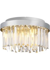 JUST LIGHT, Kronleuchter &raquo;KULUNKA&laquo; G9 1 Stk. Warmwei&szlig; ExklusiveG9, chrom, 4, chrom