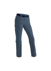 Maier Sports, Damen, Funktionshose &raquo;Arolla&laquo; Damen Wanderhose, zipp-off Outdoor-Hose, 3 Taschen, Regular Fit, jeansblau, 72 - Langgr&ouml;&szlig;en, Zipp off 