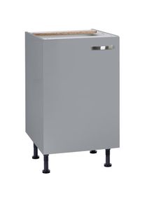 KOCHSTATION, Unterschrank &raquo;KS-Cara&laquo; Breite 50 cm, basaltgrau/basaltgrau, basaltgrau - B/H/T: 50 cm x 87 cm x 58,4 cm, basaltgrau/basaltgrau