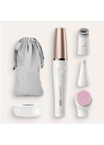 Braun, Epilierer &raquo;FaceSpa Pro 912&laquo; 1 Stk. Aufs&auml;tze mit 3 Extras, wei&szlig;/bronze, Mehrfach ausgezeichnet: Mehrfach preisgekr&ouml;ntes Produkt.