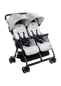 Chicco, Zwillingsbuggy &raquo;OHlal&agrave; Twin, Silver Cat&laquo; 15 kg Zwillingskinderwagen, Silver Cat,