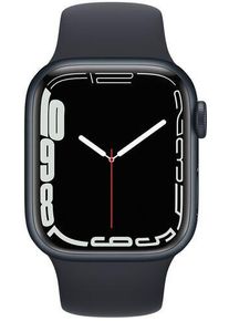 Apple Watch Series 7 Aluminium 41 mm (2021) | GPS | Mitternacht | Sportarmband Mitternacht