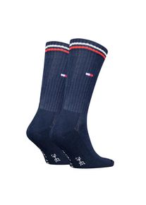 Tommy Hilfiger, Damen, Socken &raquo;TH UNI TJ SOCK 2P ICONIC&laquo; 2 Paar, Verst&auml;rkte Ferse und Spitze f&uuml;r zus&auml;tzliche Strapazierf&auml;higkeit, dark navy, 43-46, 